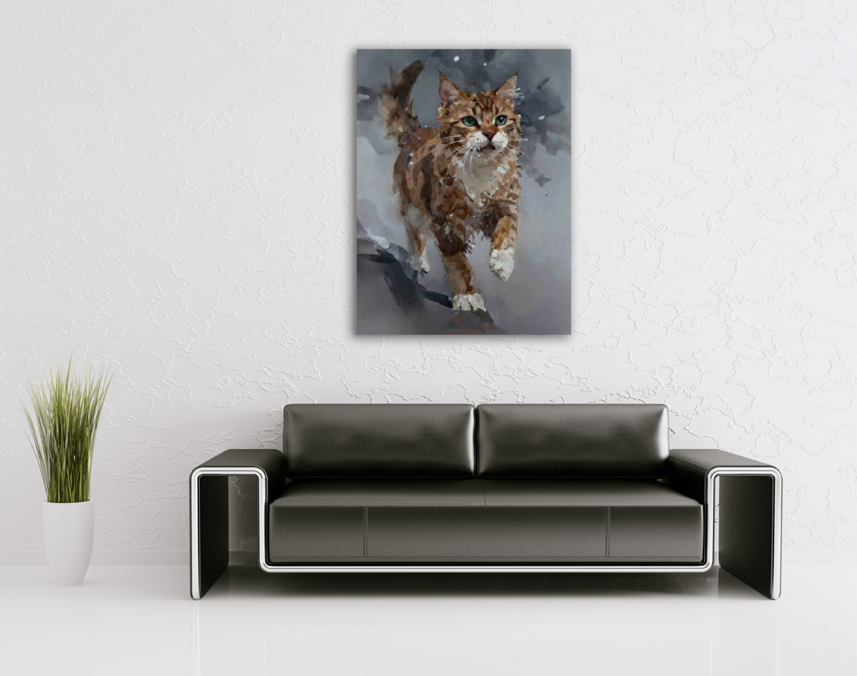 214-1796-wohnzimmer-rotes-Kaetzchen-mit-weisser Brust-gratis-versand-fotografie